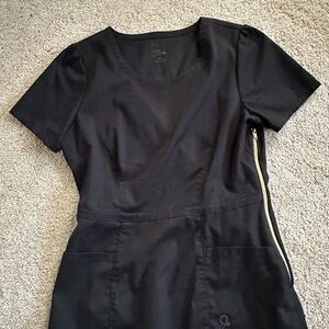 Black Jaanuu jogger scrubs set